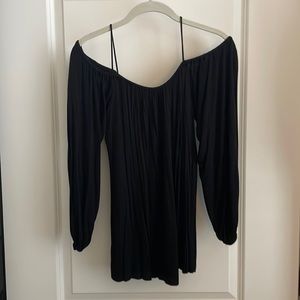 Bailey 44 Black Off Shoulder Top